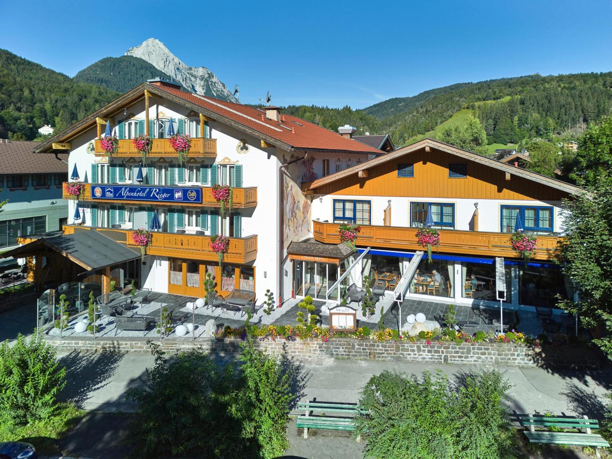 Alpenhotel Rieger Mittenwald Exteriör bild